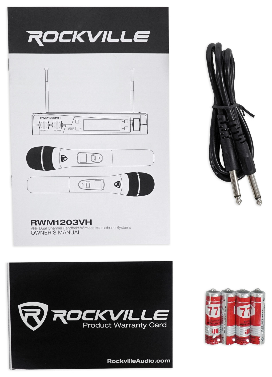 Rockville Dual 8" Phone/ipad/Laptop Youtube Karaoke Machine/System+Wireless Mics