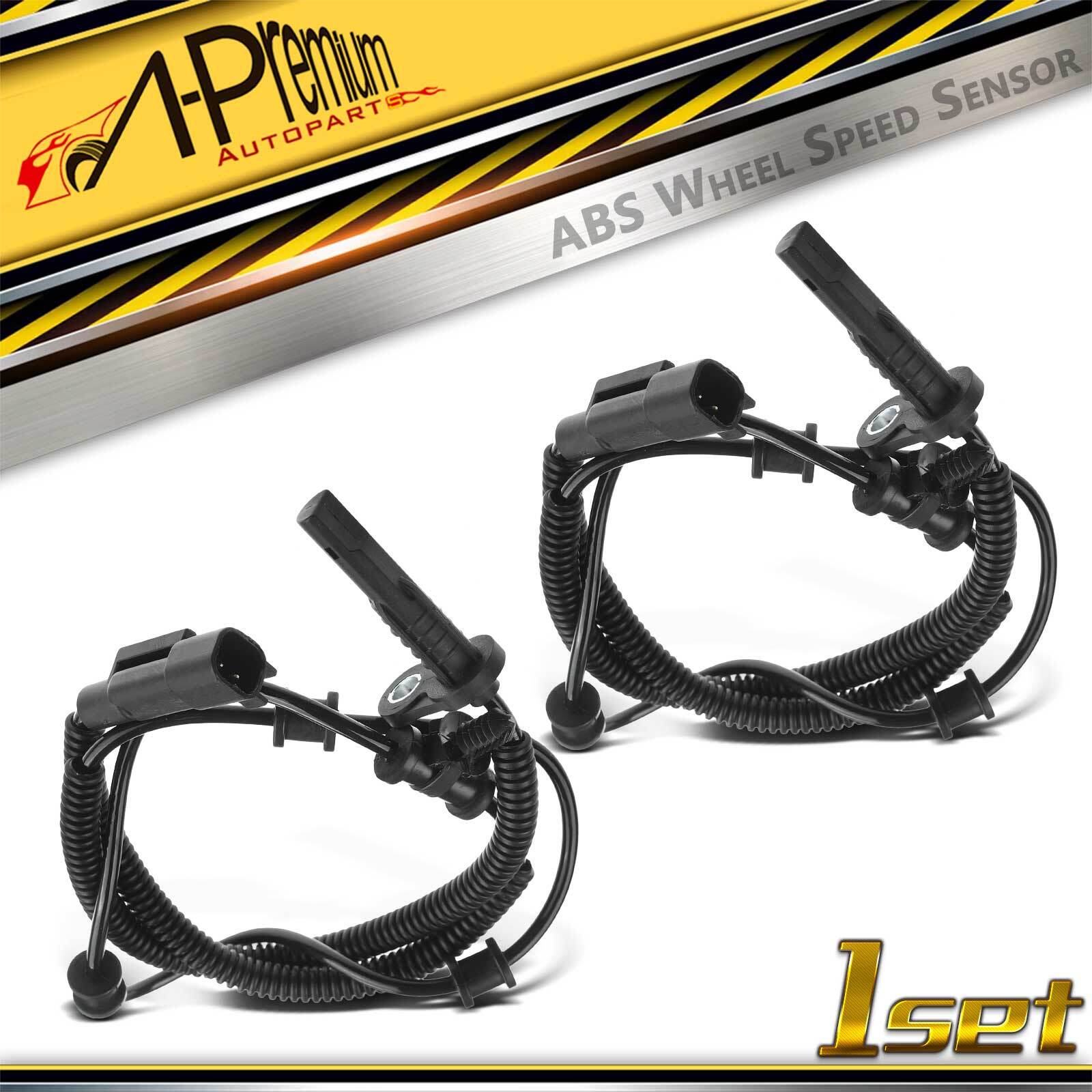 A-Premium 2pcs ABS Wheel Speed Sensor Rear for Ram 1500 2013-2018 1500 Classic