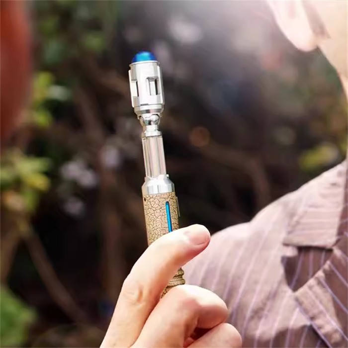 NAWYA Doctor Who 10th Metal LED Sonic Screwdriver 50th Anniversary Prop Replica
