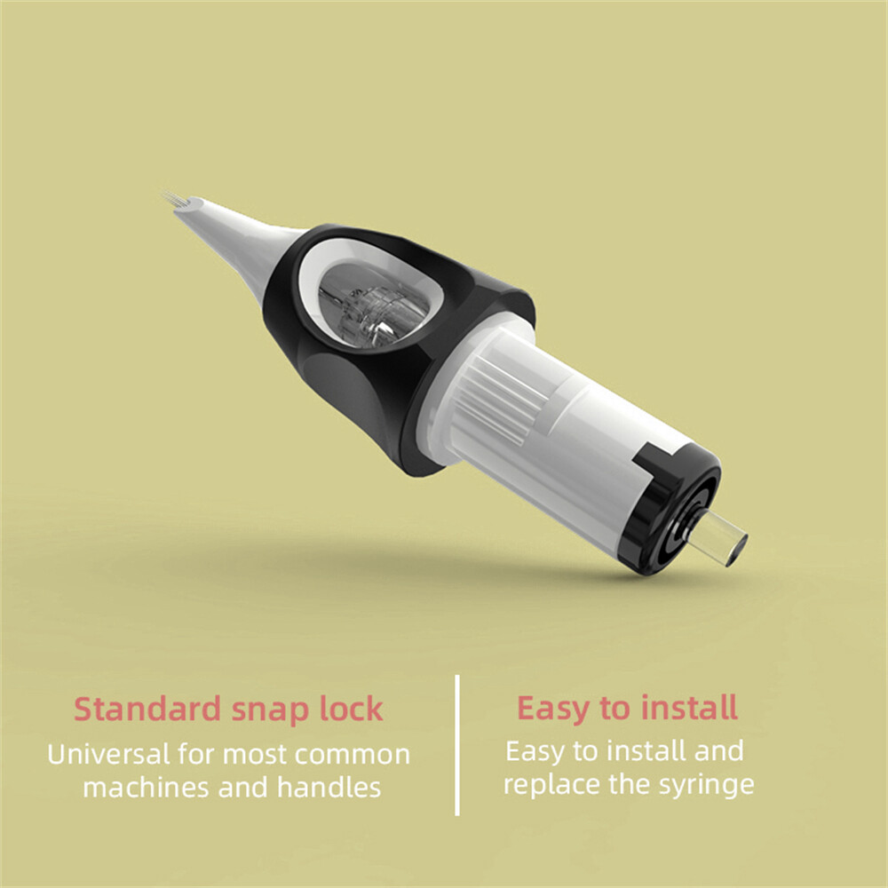 20pcs Disposable Tattoo Cartridge Needles Higher Quality Round Liner Shader Mag