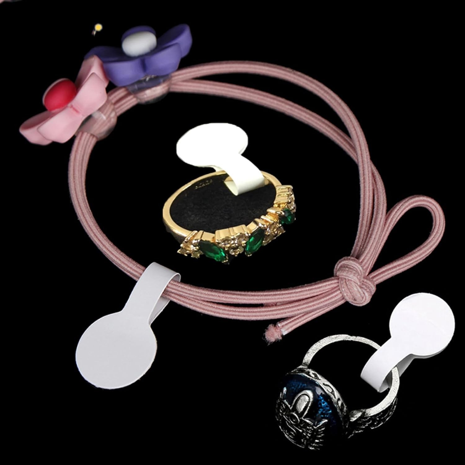 1000pcs Jewelry Price Tags Merchandise Barbell Price Stickers Jewelry Size