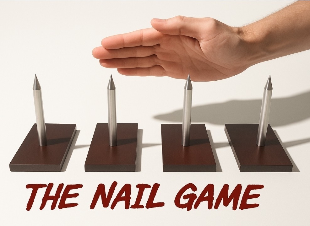 Nail Game Spike Smash Stab Trick – Magician Stage Routine – Mentalism Magic Prop