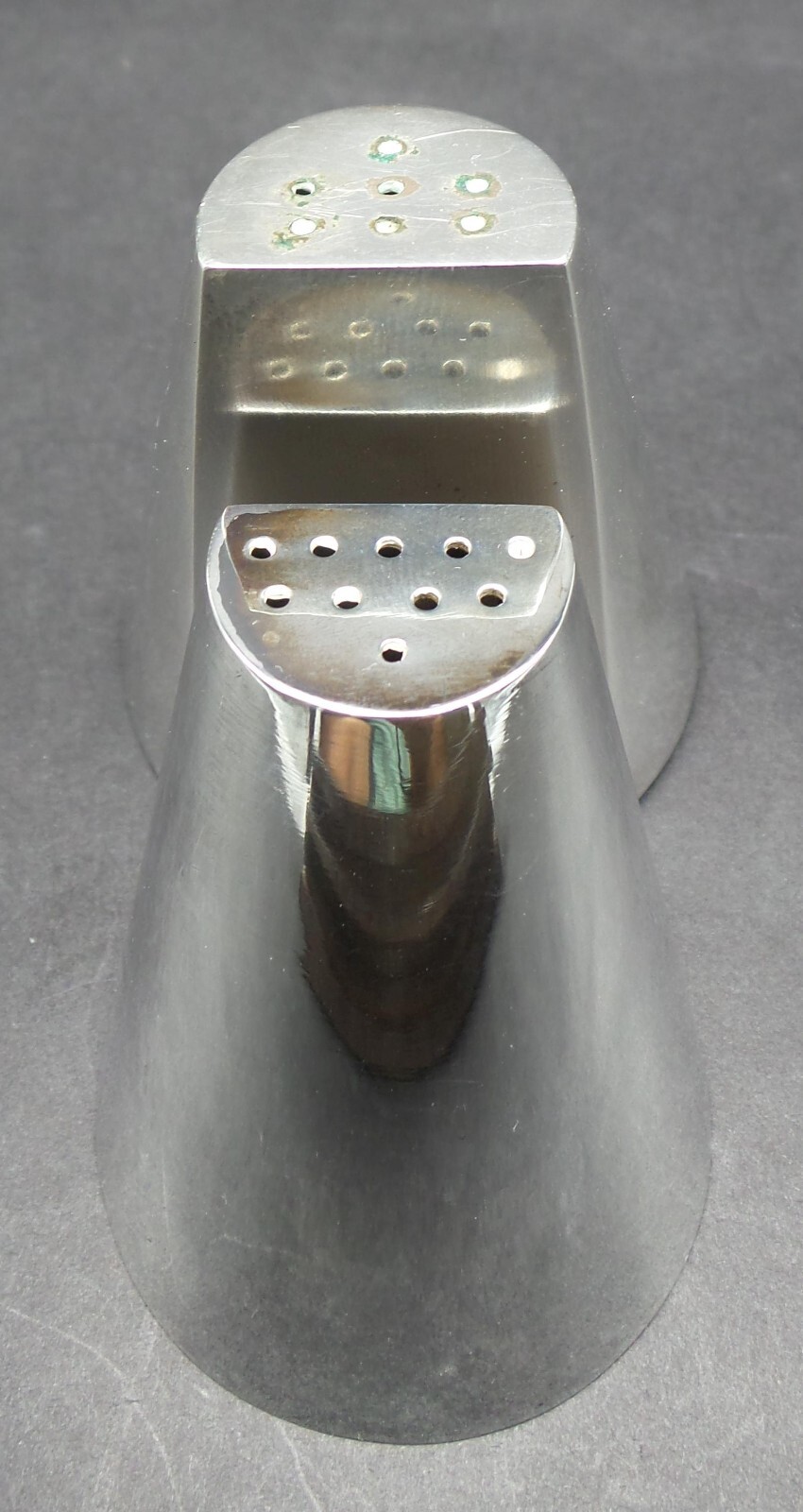 Rare Mid-Century AURAN KULTASEPPA Finland Sterling Silver Salt & Pepper Shakers