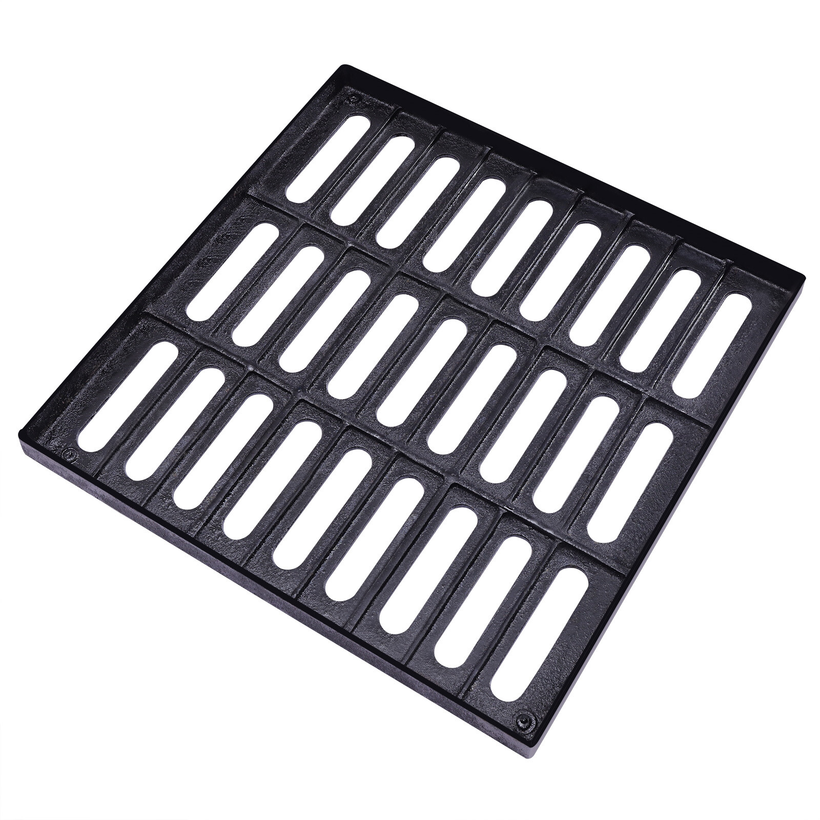 Cast Iron Sewer Grate Drain Catch Basin Cover Strainers Trench Drainage Outdoor