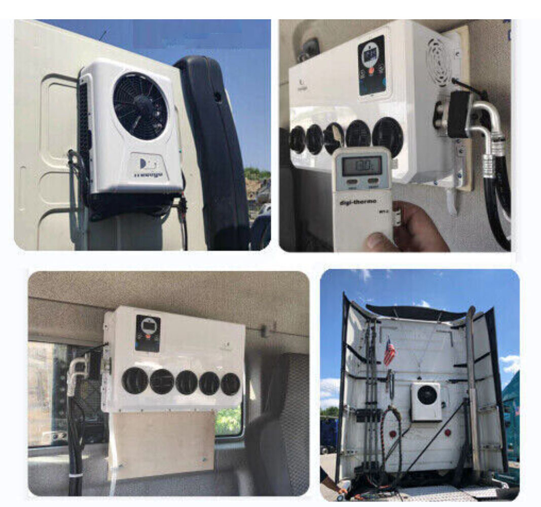 Truck Cab Air Conditioner 12000 BTU 12V Split AC Fits Semi Trucks Bus RV Caravan