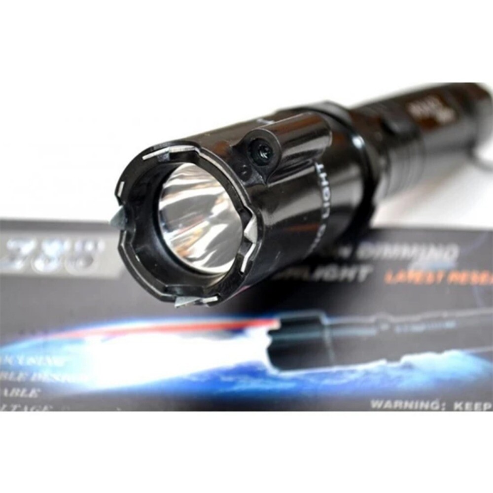 Stun Gun 700 BV Heavy Duty Metal Rechargeable LED Flashlight