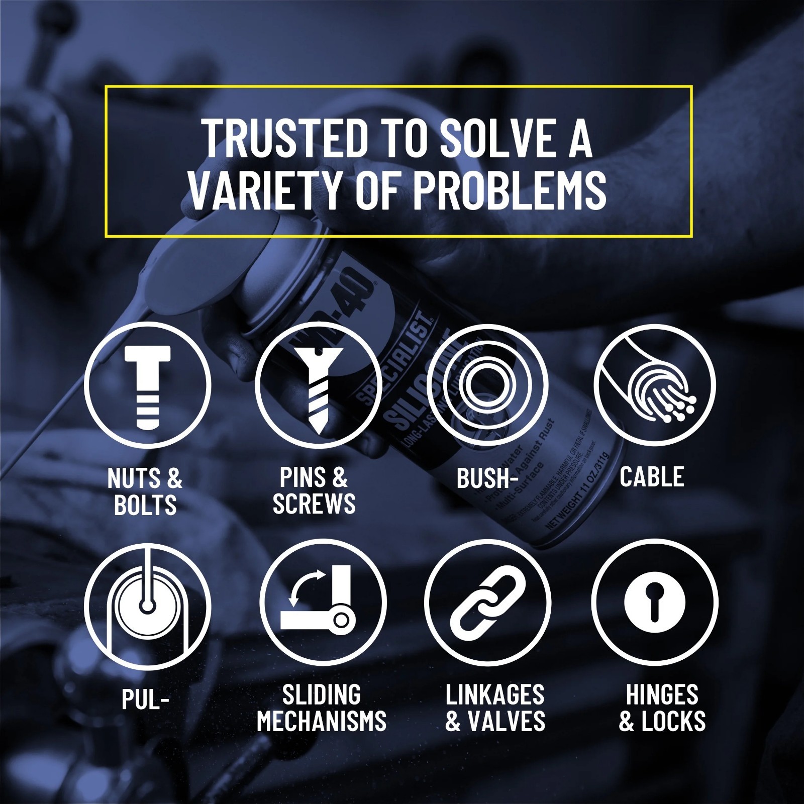 WD-40® Specialist® Water Resistant Silicone Lubricant,11 oz FREE & FAST SHIPPING