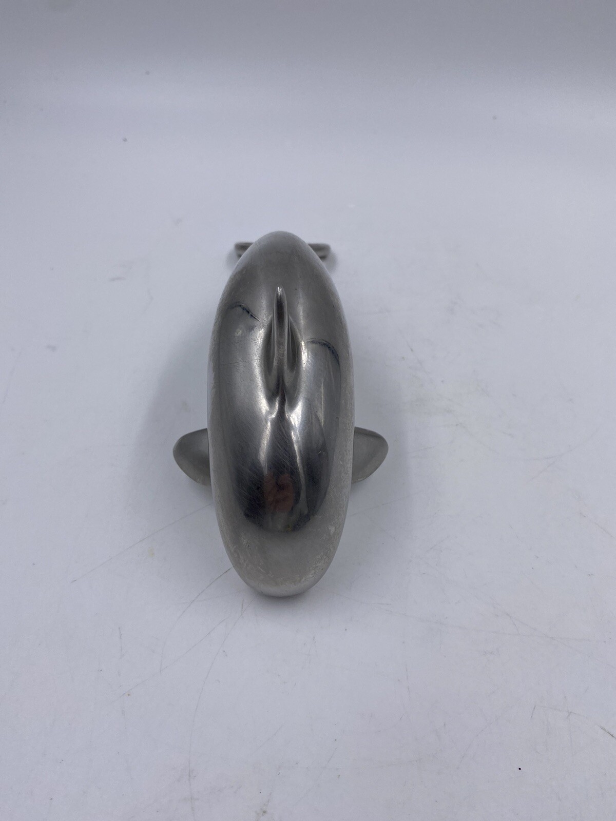 Vintage Silver Metal Dolphin Bottle Opener Rare Ocean Nautical