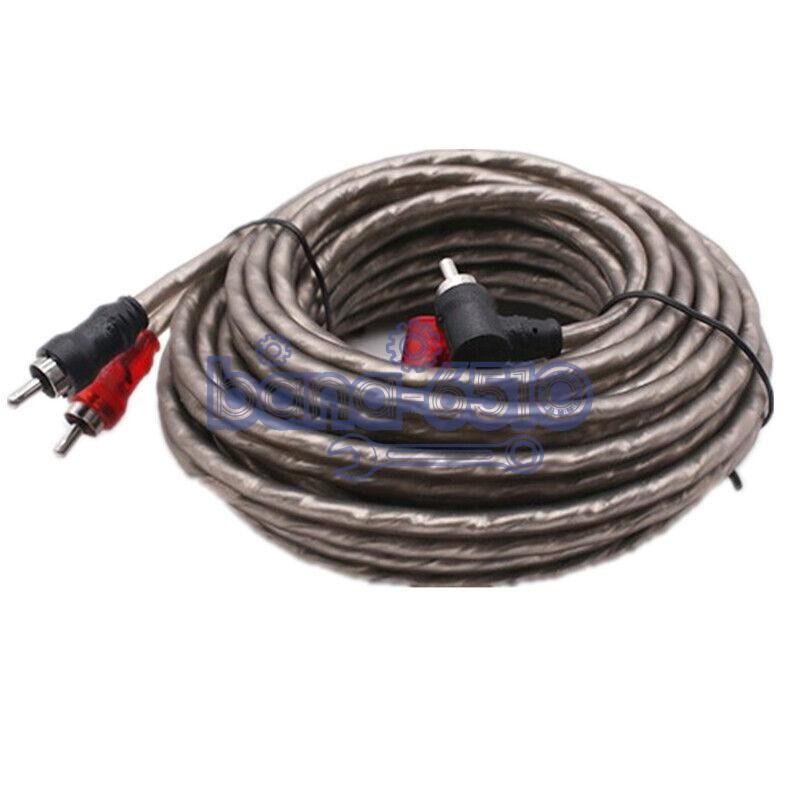 2300W 4 Gauge Car Audio Cable Kit Amplifier Install Amp RCA Subwoofer Sub Wiring