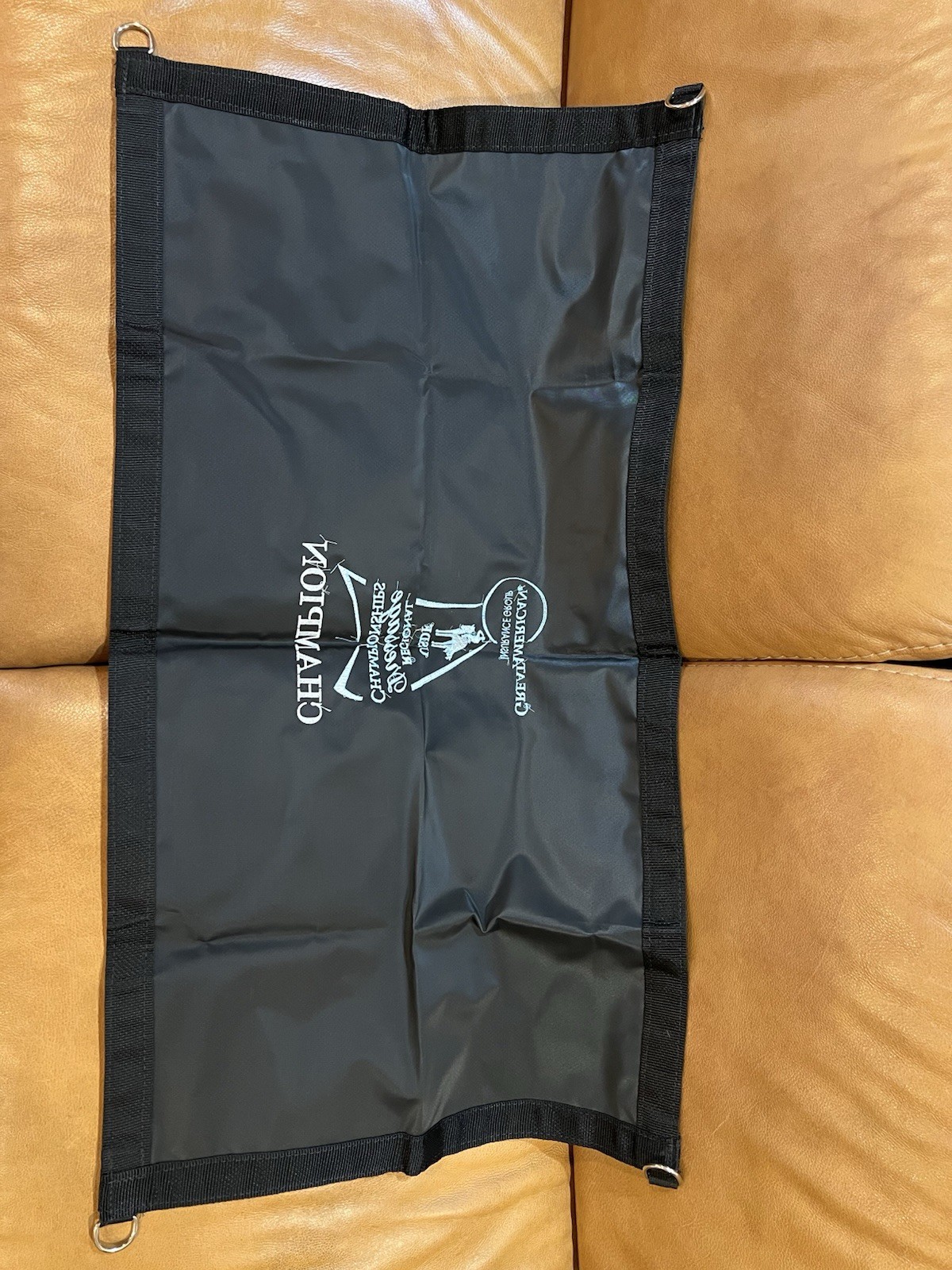 Regional Champion Embroidered Blue, Horse Stall Guard Black