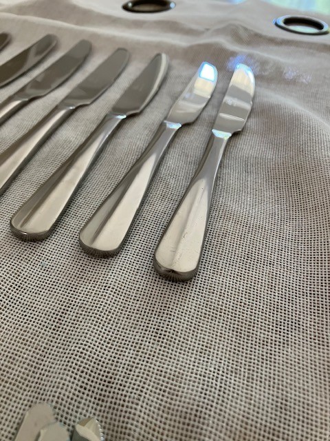 (Qty 50) iTi BA-331 Baguette 8.625" 8-5/8 Stainless Steel Dinner Knives 1-H