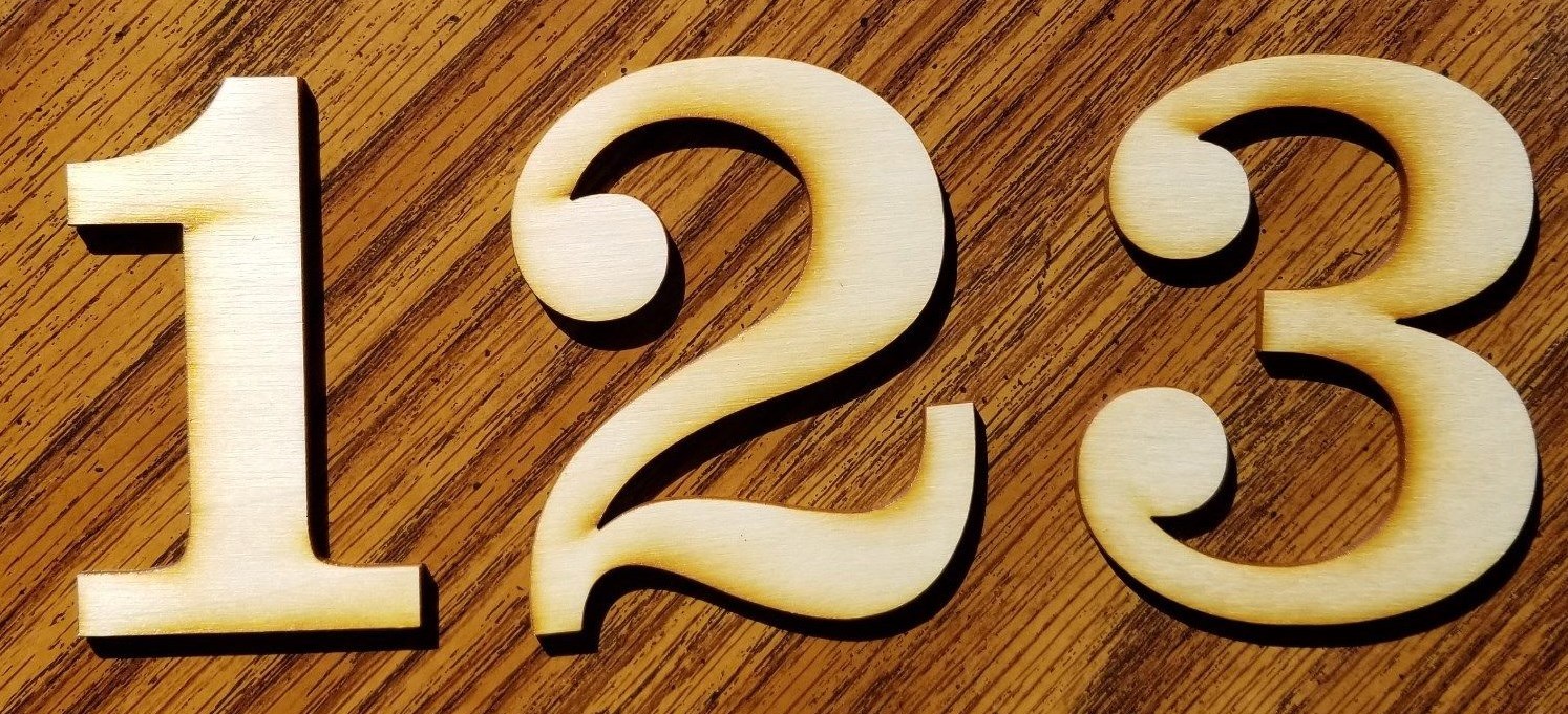 INDIVIDUAL LASER CUT WOOD LETTERS, VARIOUS FONTS, SIZE, AND THICKNESS, CRAFT