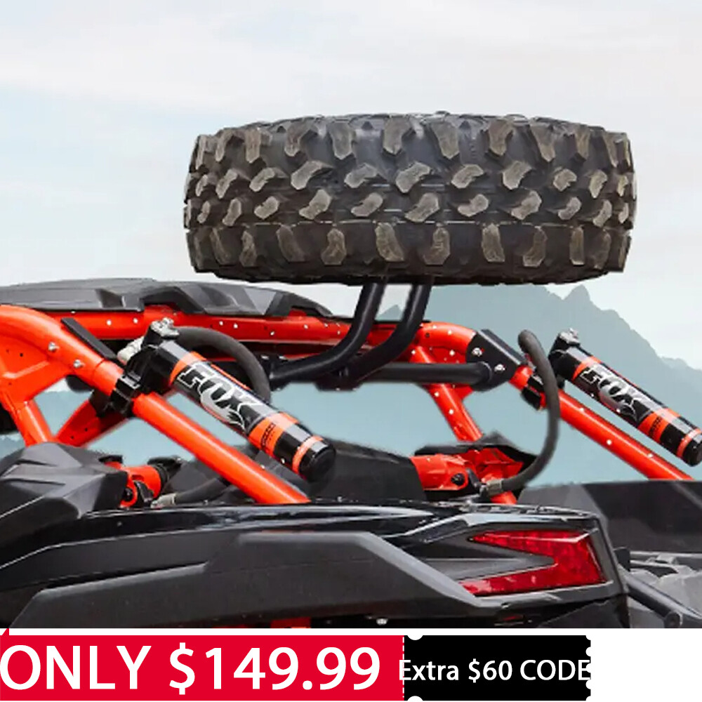 For Can Am Maverick X3 /Max /Turbo/R UTV Spare Tire Carrier Mount Rack 2017-2024