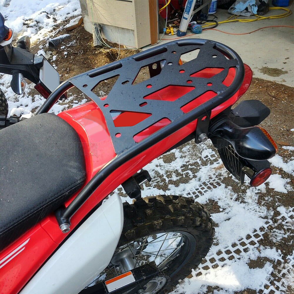 Black Steel Rear Tail Luggage Cargo Rack Utility For Honda CRF250L Enduro 12-25