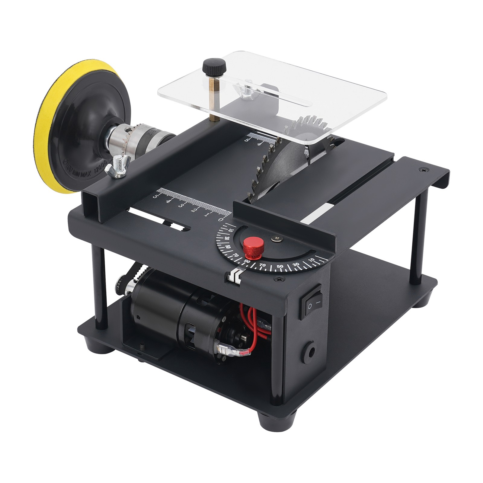 Mini Table Saw Small Woodworking Electric Bench Saw Precision DIY Cutting Tool