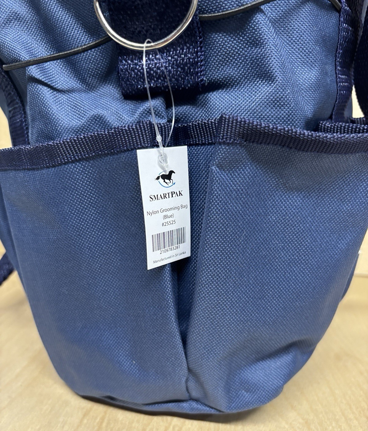 SmartPak Grooming Bag - Horse Dog Cat Animal Grooming Tote Bag - NAVY