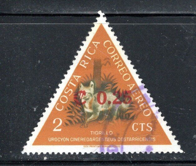 COSTA RICA LATIN AMERICA  STAMPS OVERPRINT  USED  LOT 261AB