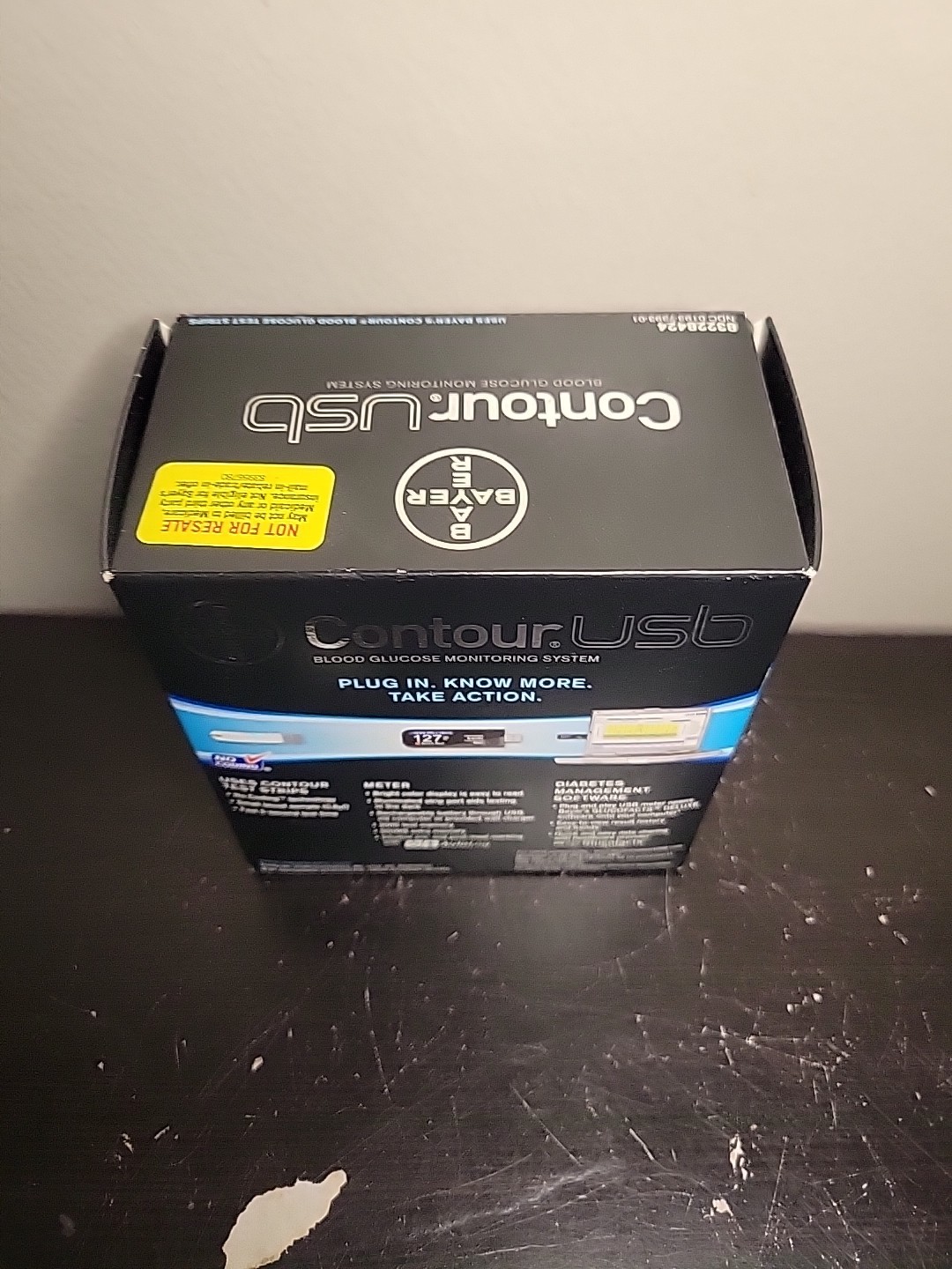 Bayer Contour USB Blood Glucose Sugar Monitoring Testing System Expired New