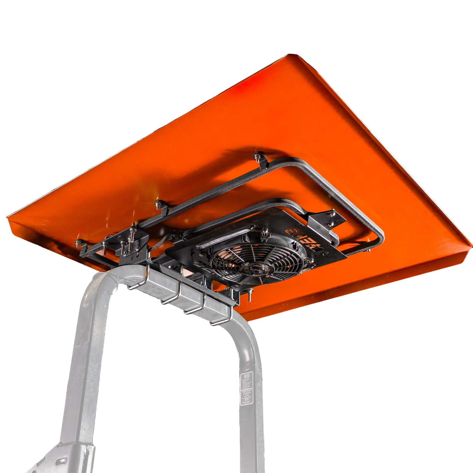 Zero-Turn Mower Canopy with Cooling Fan & LED Lights | Orange |