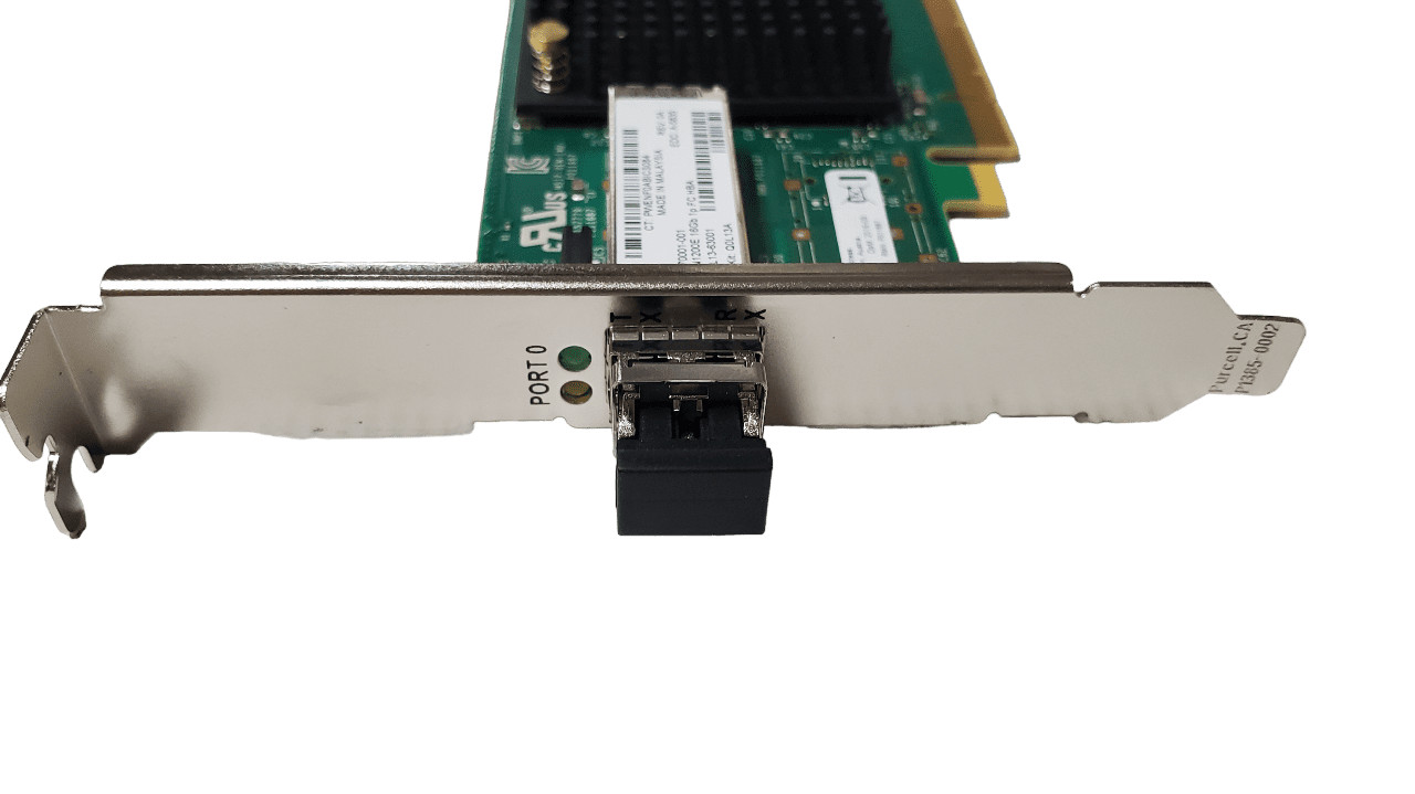 HP SN1200E Single Port 16Gb HBA Q0L13-63001 870001-001 Full Height w/ SFP