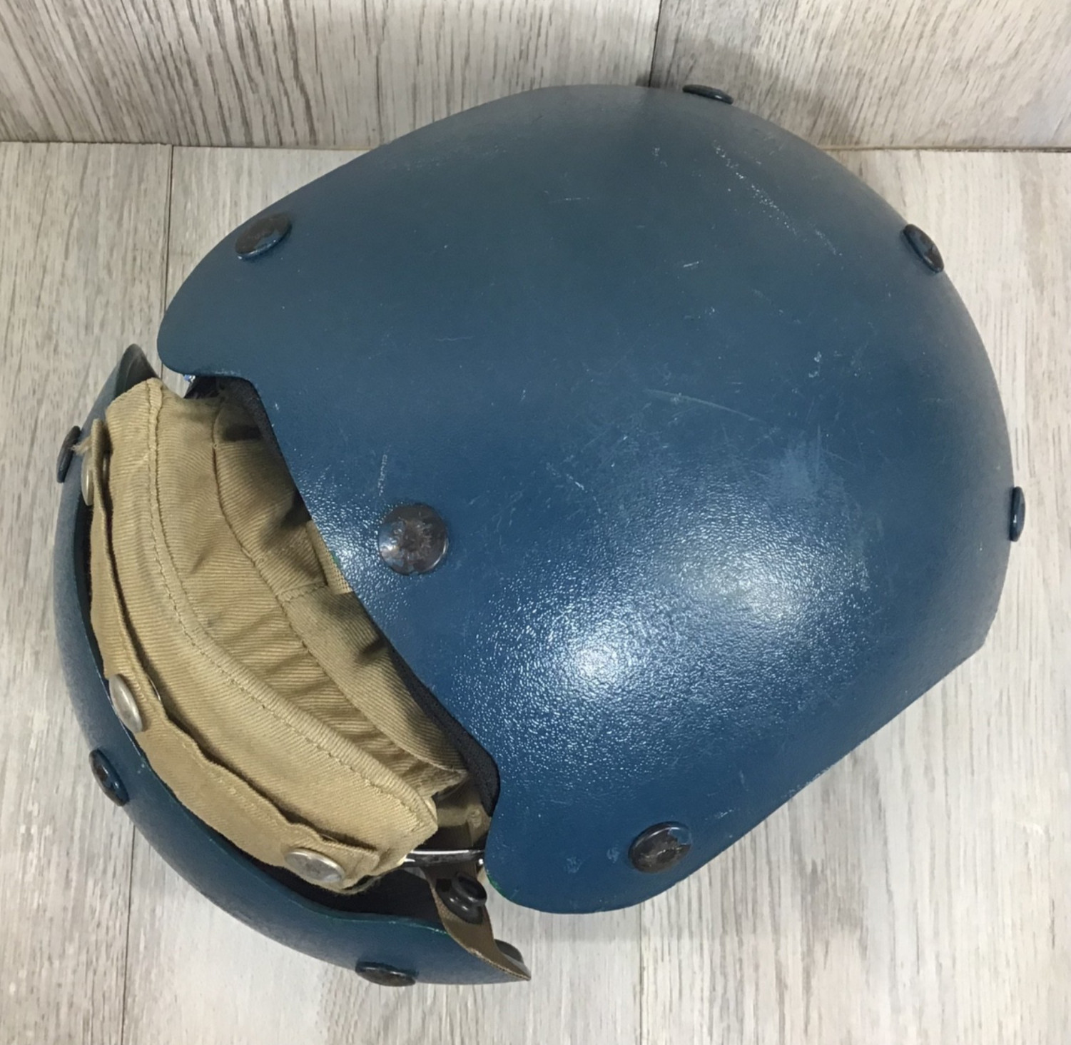 1982 Flight Deck Crewman's Helmet w/Ear Protection Size 7 1/4 MIL-H-81735 (AS)