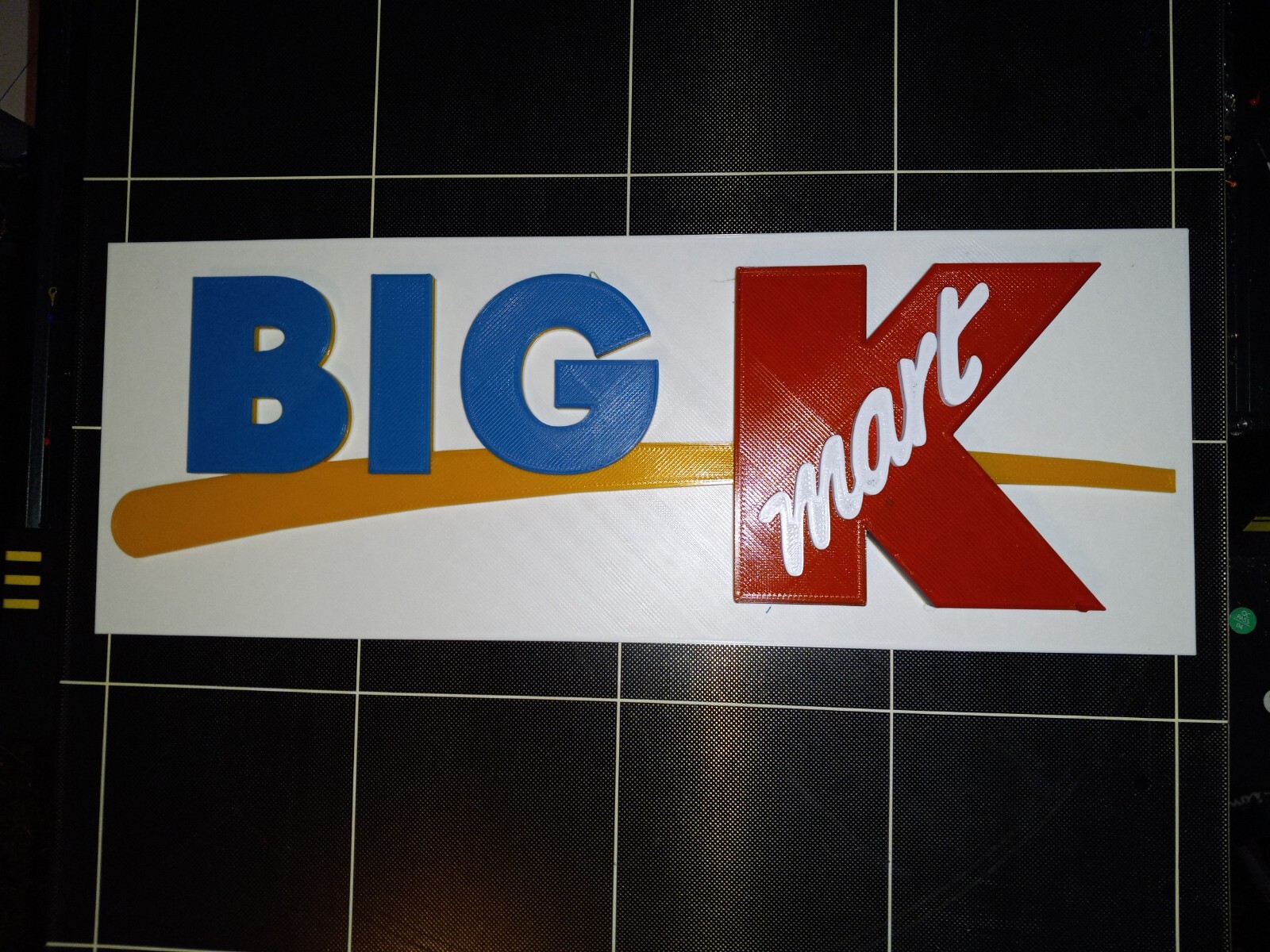 15" Vintage 3D Big K Kmart Sign, 3D printed. 3D reproduction logo 15"×6"×1"