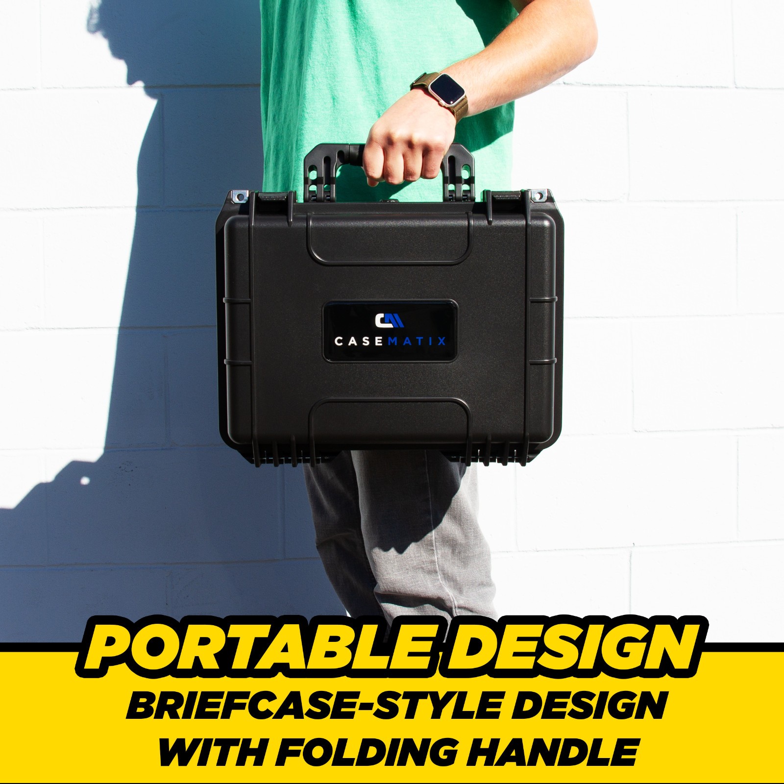 CASEMATIX Hard Case for Caldwell Claycopter Target Launcher Waterproof Case Only