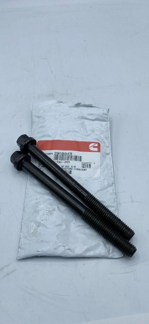 Pack of 2 - Genuine Cummins 3960043 SCREW,HEX FLANGE HEAD CAP 8.3 liter ISC/ISL