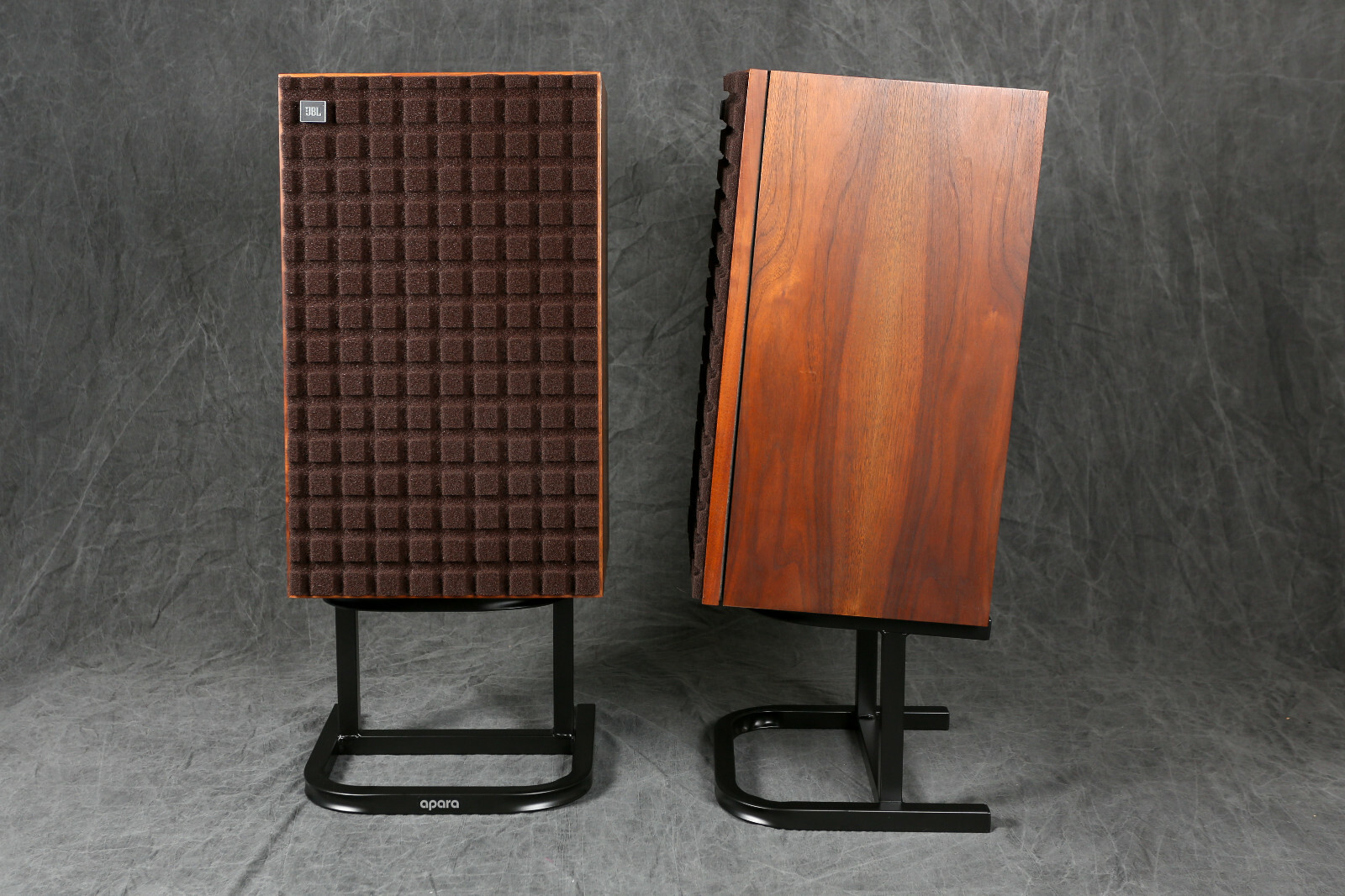 APARA™ Vintage Speaker Stands   Black Powder-Coated Steel  (One Pair)