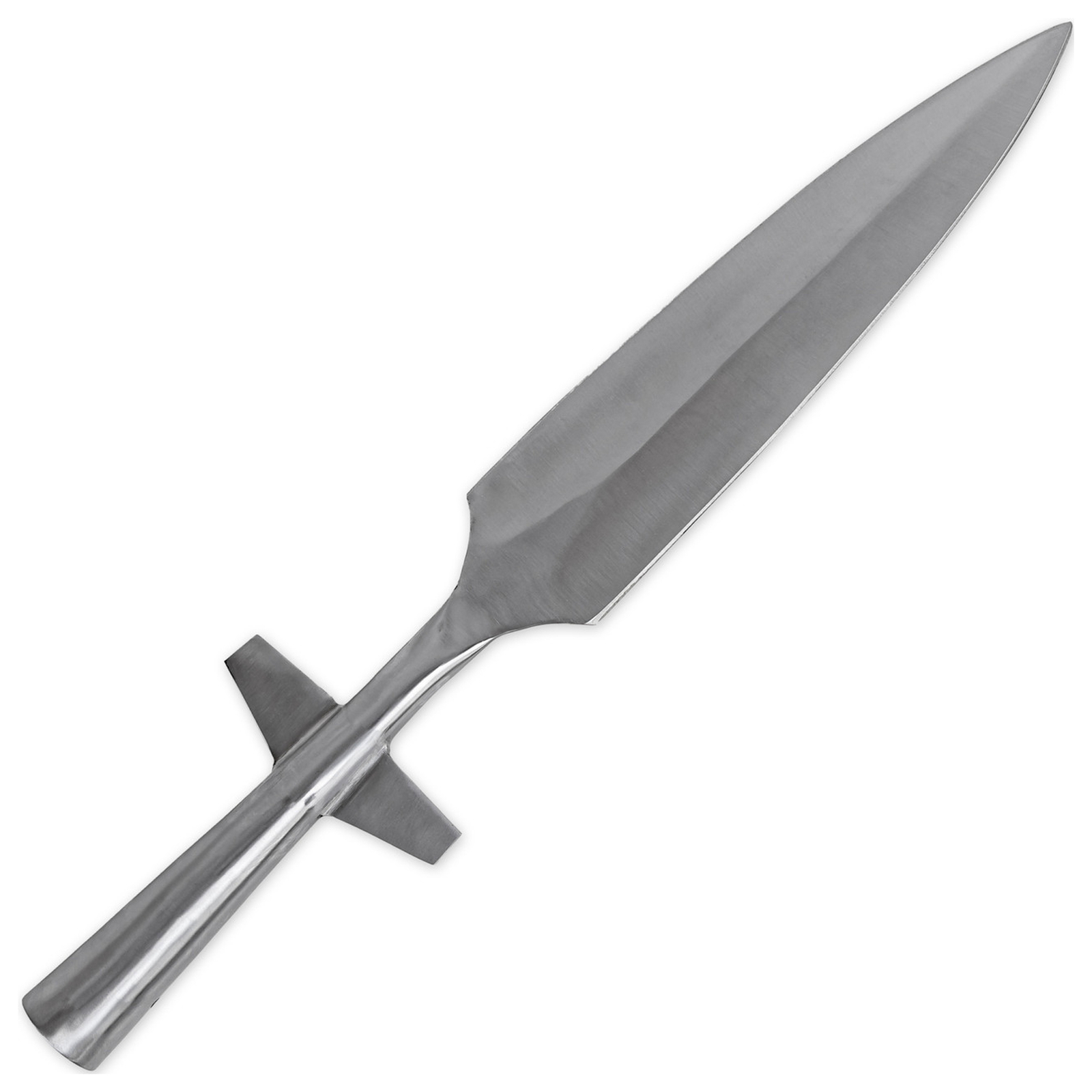 Historic Reenactment Winged Spear Head – Functional Hand-Forged Weapon