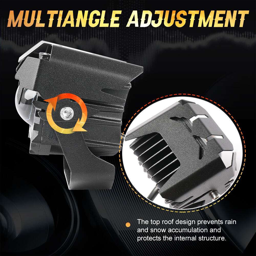 Roof 42" LED Light Bar +4"Pods Wire For Can-am Commander 700 1000R Max 2022-2025