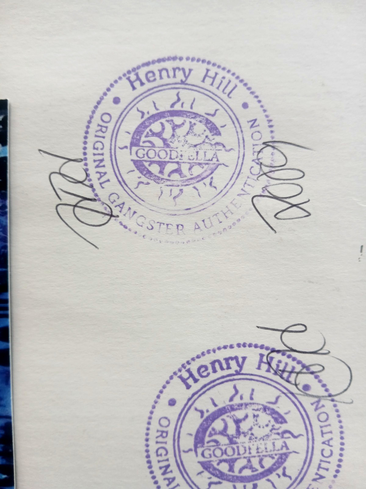 Mafia Signed Original Henry Hill Cosa Nostra Gangster Painting No More Shines!