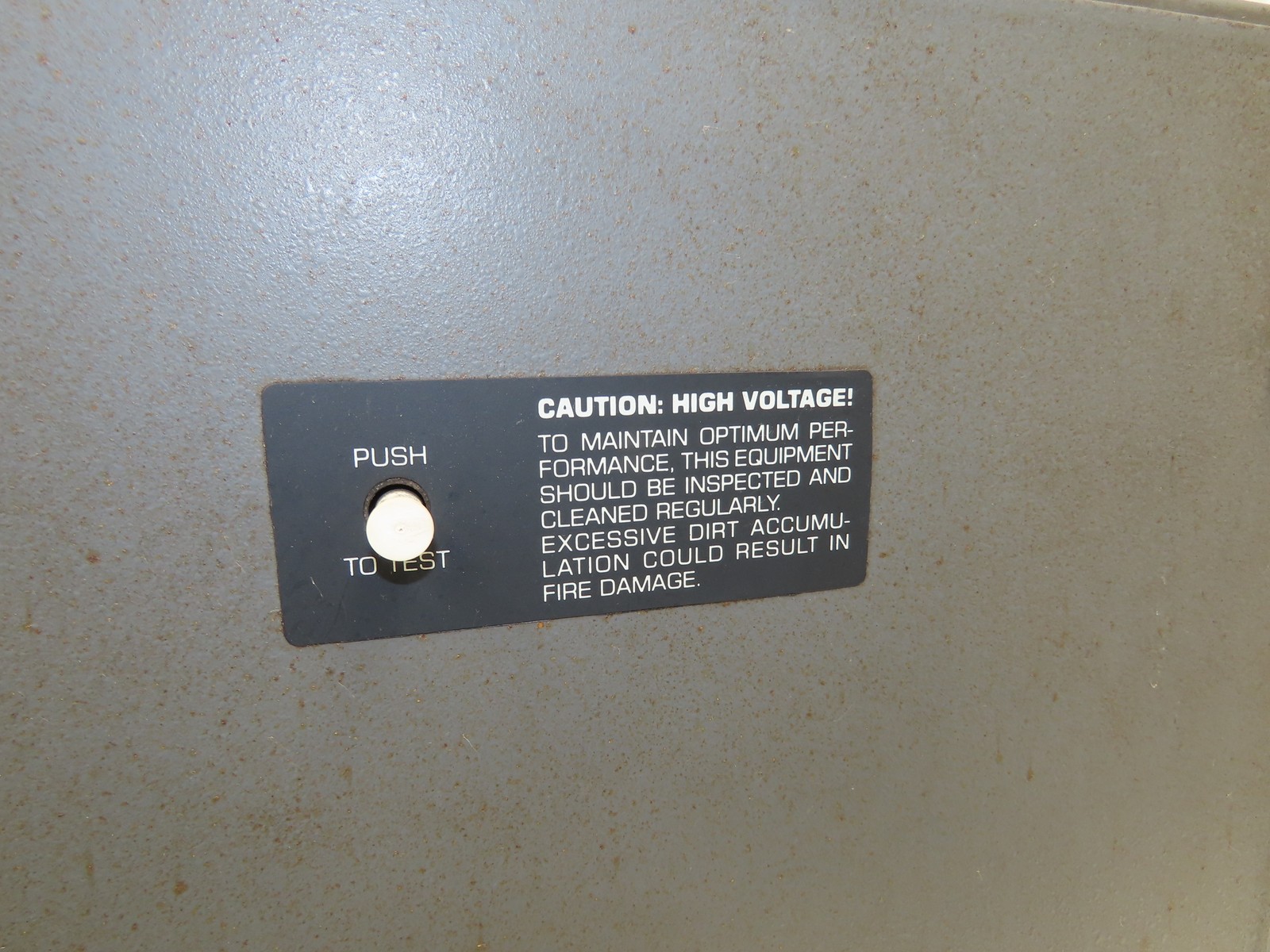 Smokemaster Air Filtration Smoke Eater Filter Ionizer Collector 9400VDC 120V