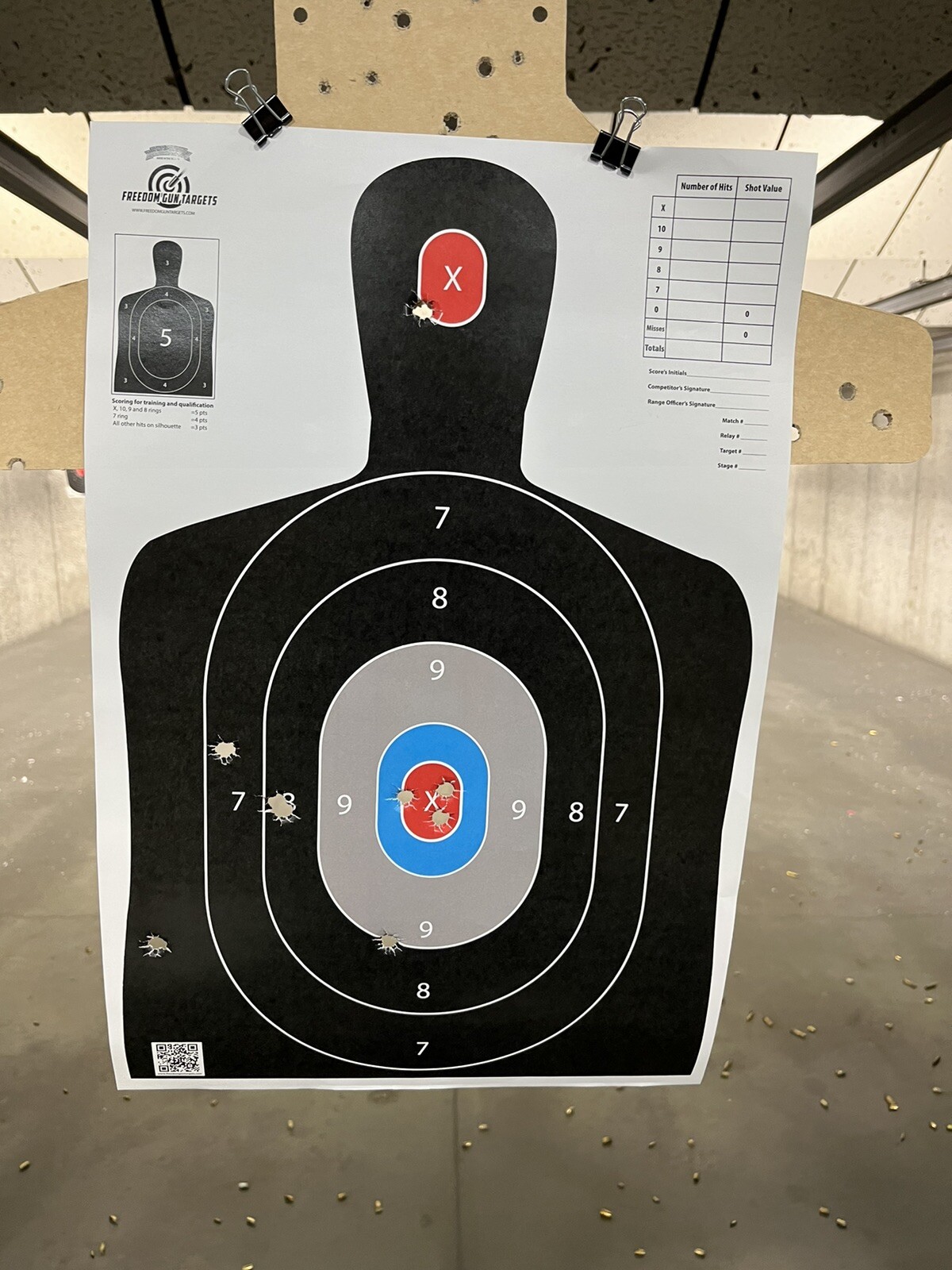 25x Paper Shooting Targets Range Pistol Rifle Gun Black Silhouette 12x18