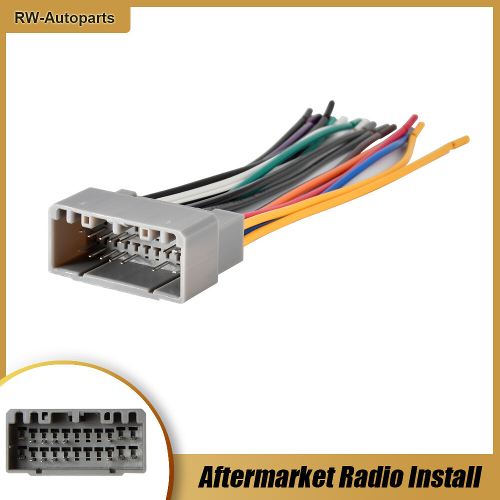 For 2002-2008 Dodge Chrysler Aftermarket Car Stereo Radio Wiring Harness Adapter