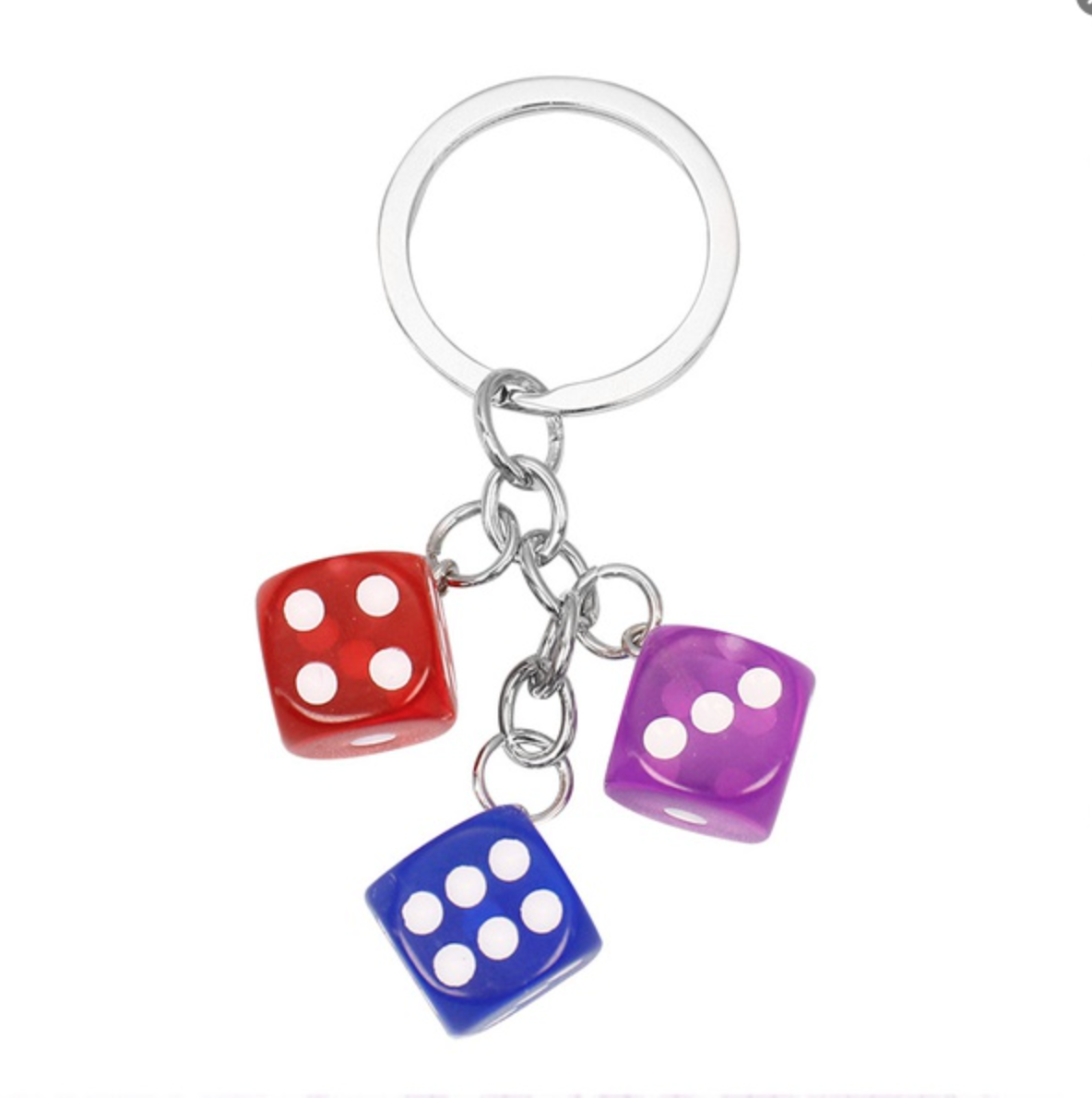 Dice Keychain