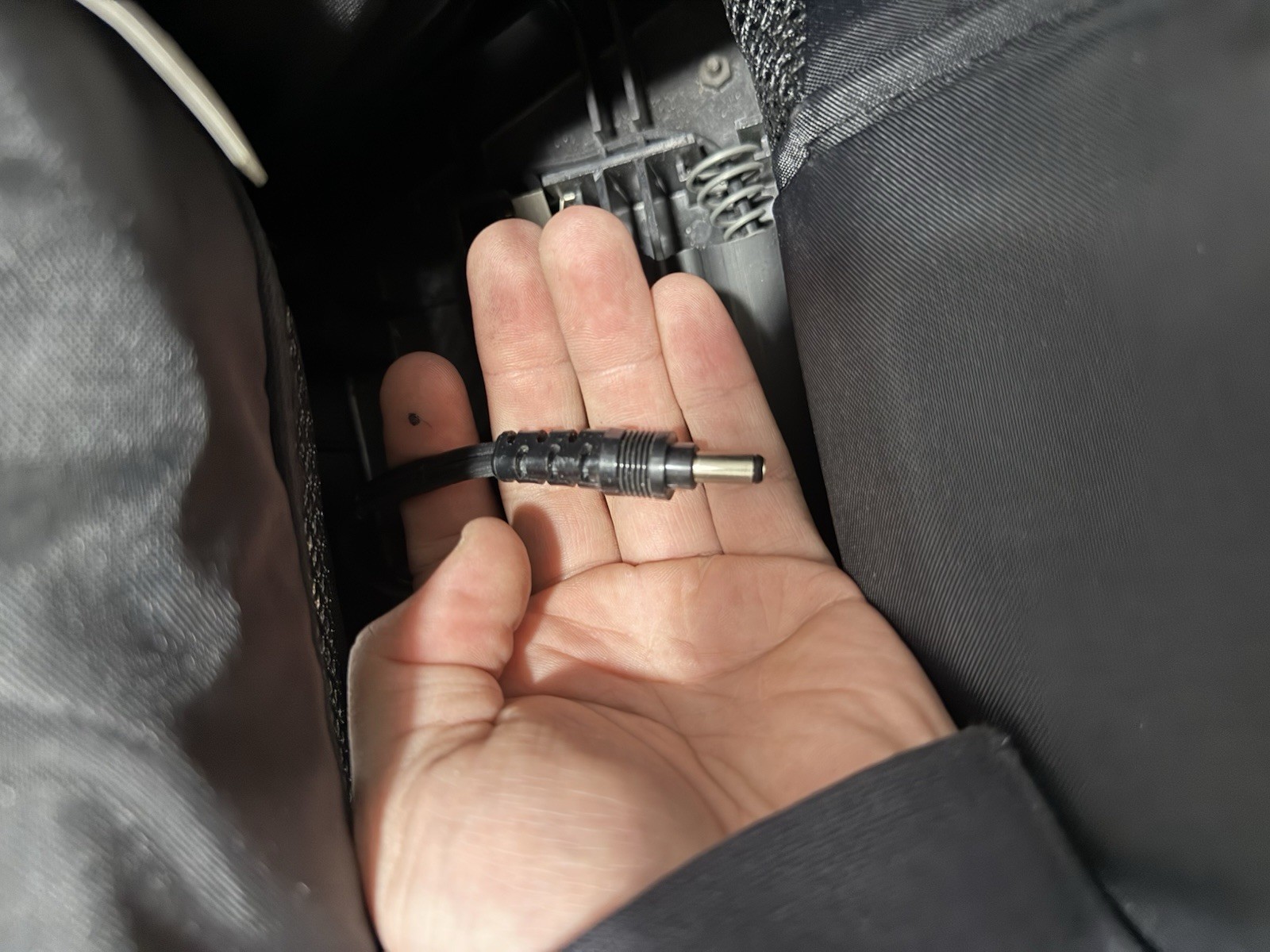 Vintage BOSE AW-1 Acoustic Wave Travel Canvas Bag w/ Power Supply 20"x11"x8"