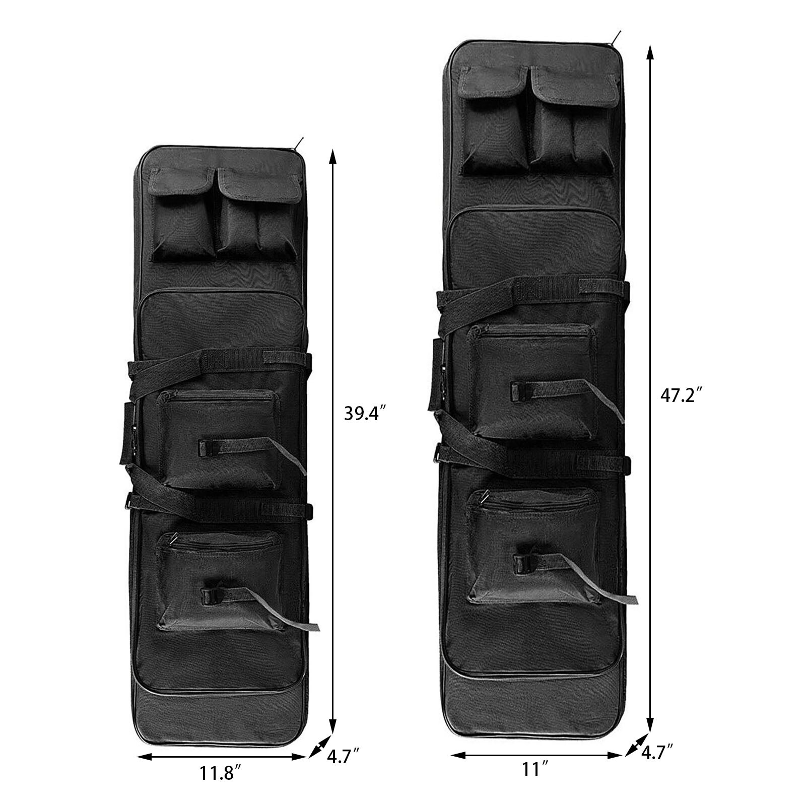 Tactical Rifle Bag Single or Double Case 37-52 Carbine Range Gun Padded Backpack