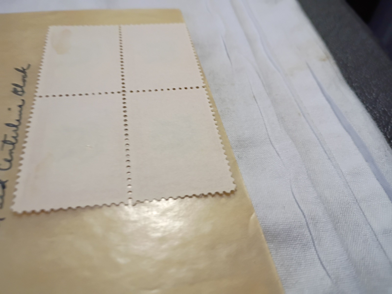 US Scott #CE2 Great Seal Used- Center Line Block of 4. Perfect