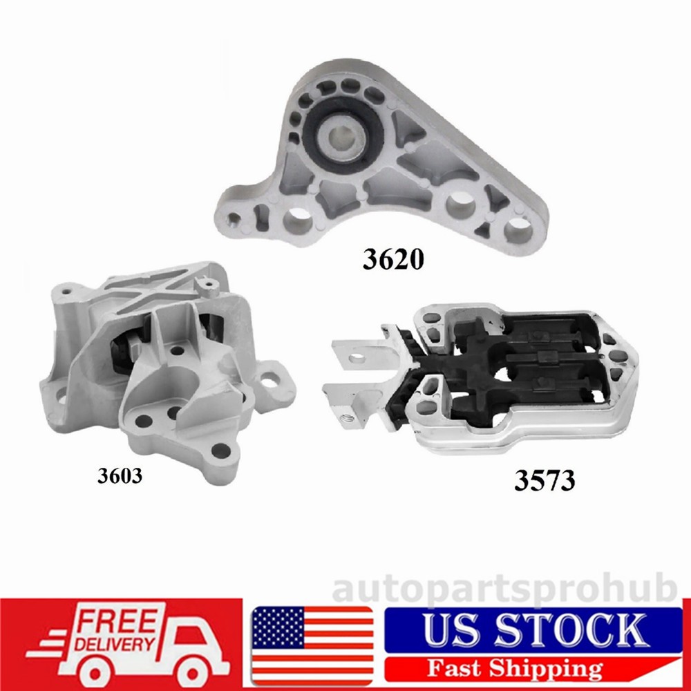 Engine Mounts & Automatic Transmission Mount 3PCS for Ford Escape 23-20 L3-1.5L