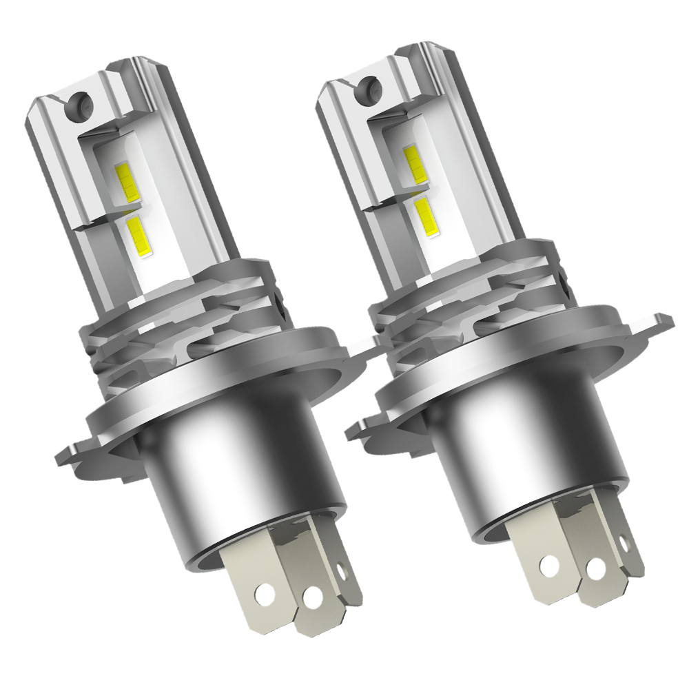 AUXITO Combo 2 H4 9003 LED Headlight Kit Bulbs High Low Beam Super White 60000LM