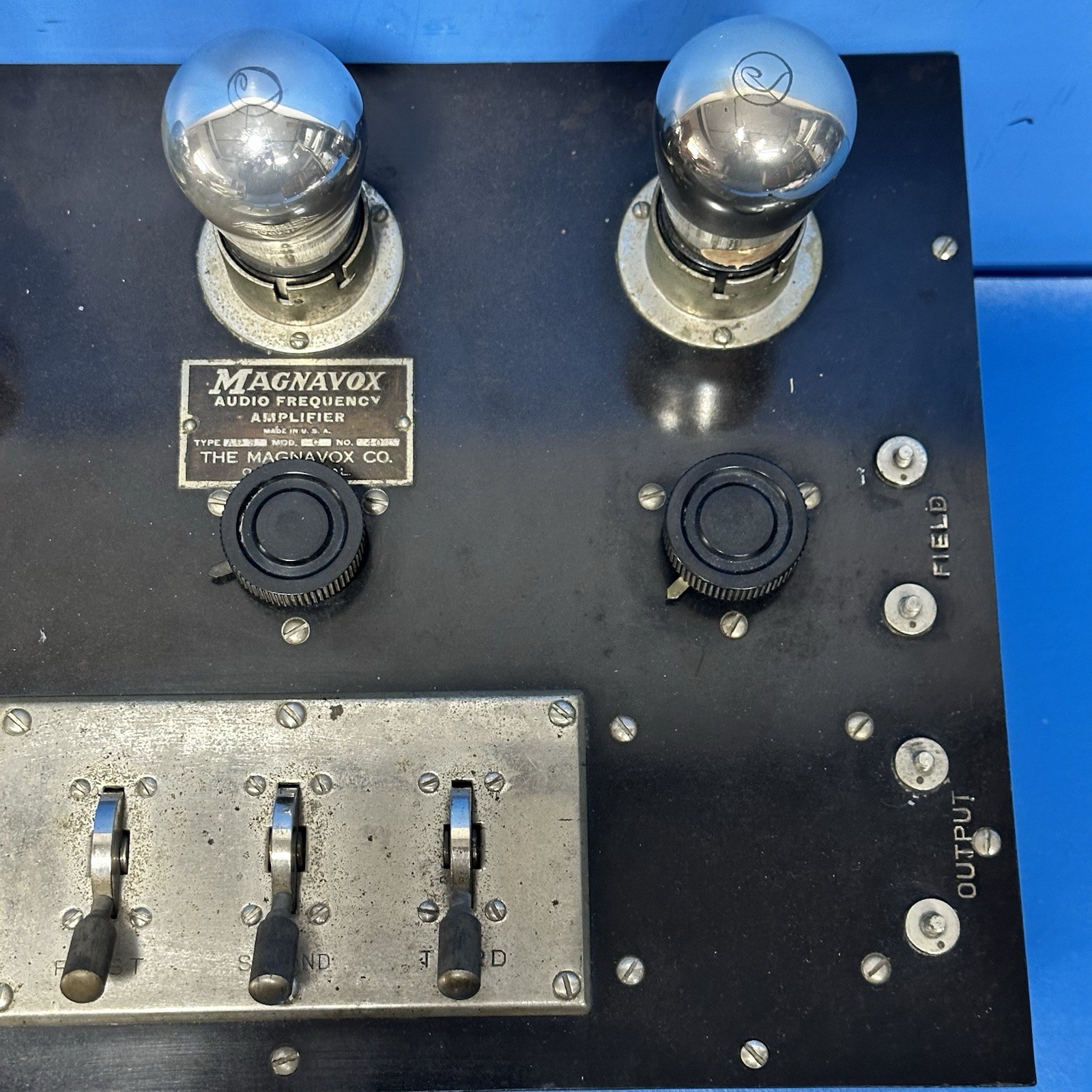 1920s MAGNAVOX AC3 AC 3 TUBE EXPOSED AMPLIFIER