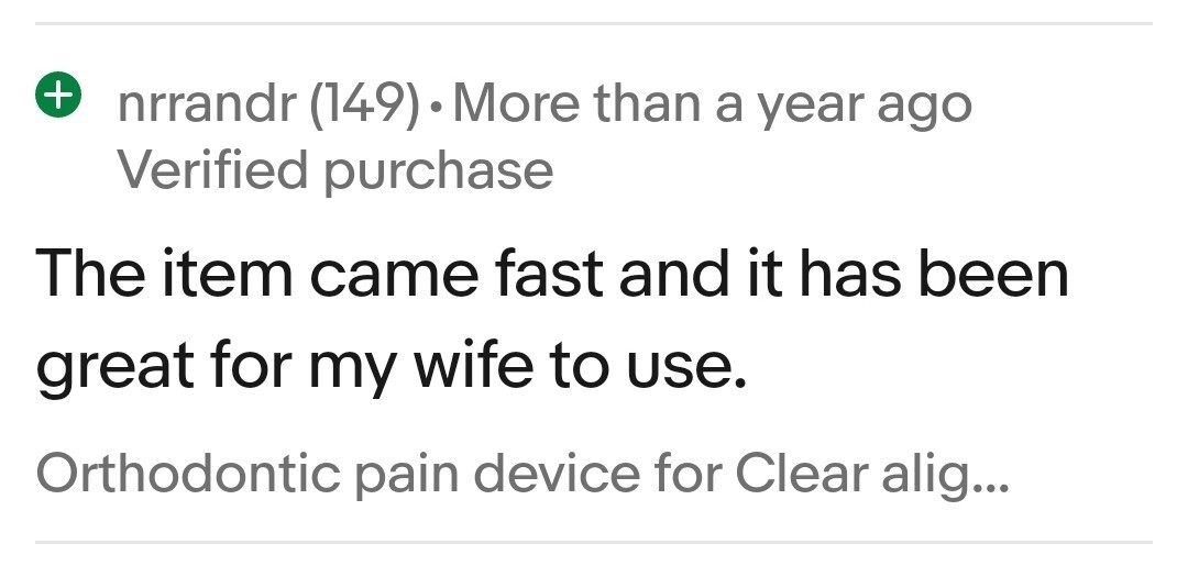 Orthodontic pain device & Case for Clear aligners Better than Viber20