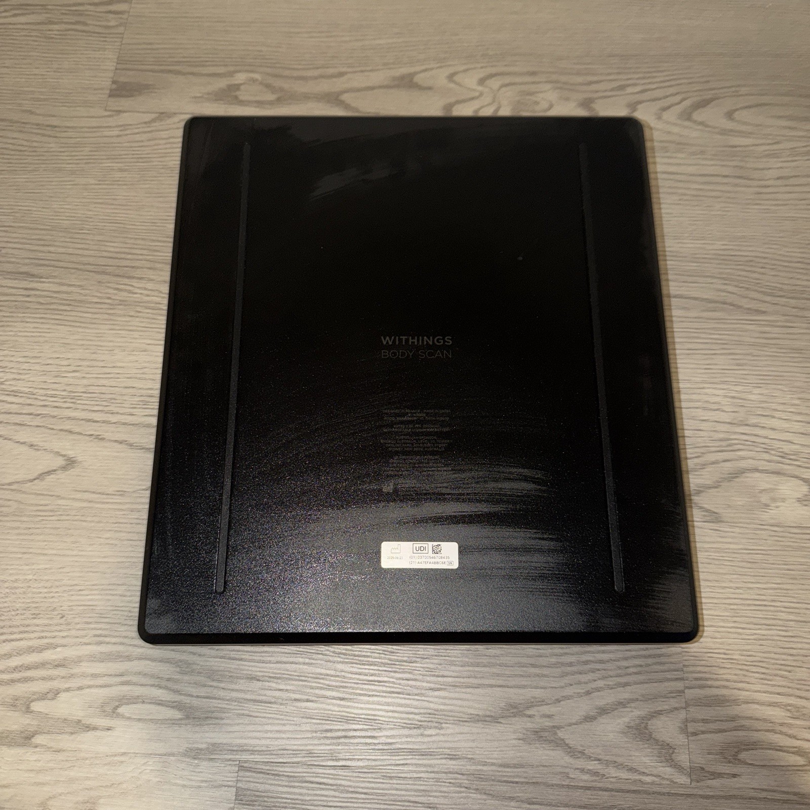 Withings Body Scan Ultimate Health Checkup Take Control Body/Health BLACK Works