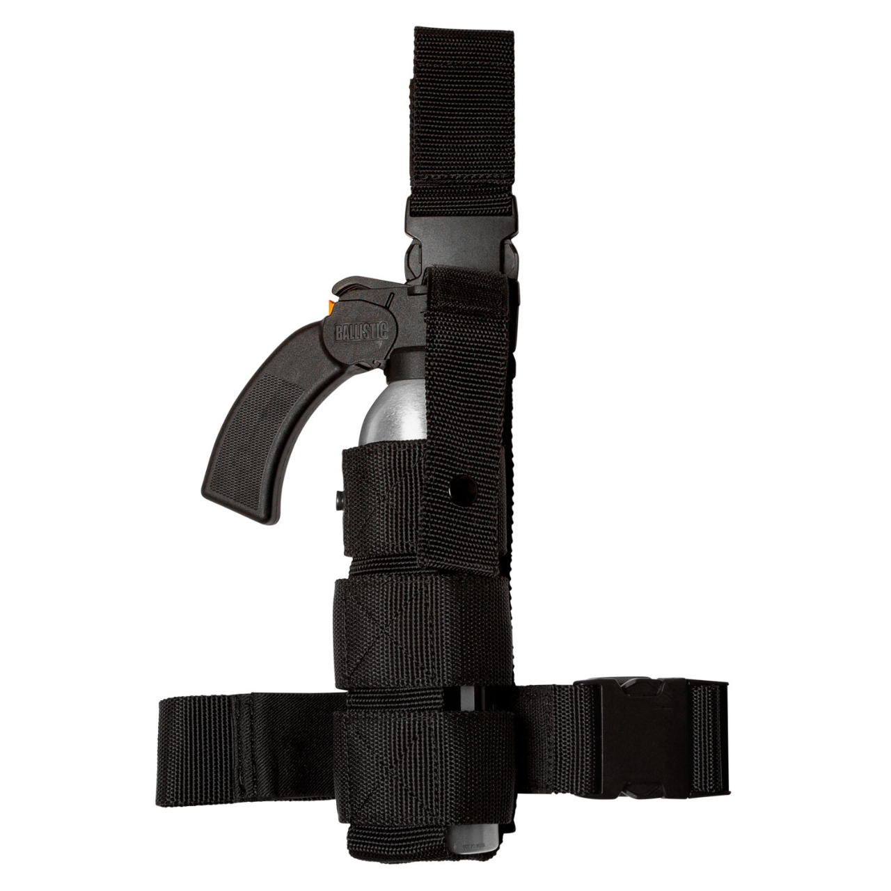 Police Magnum Heavy Duty Tactical Drop Leg Holster Holder & Pepper Spray 24oz PG