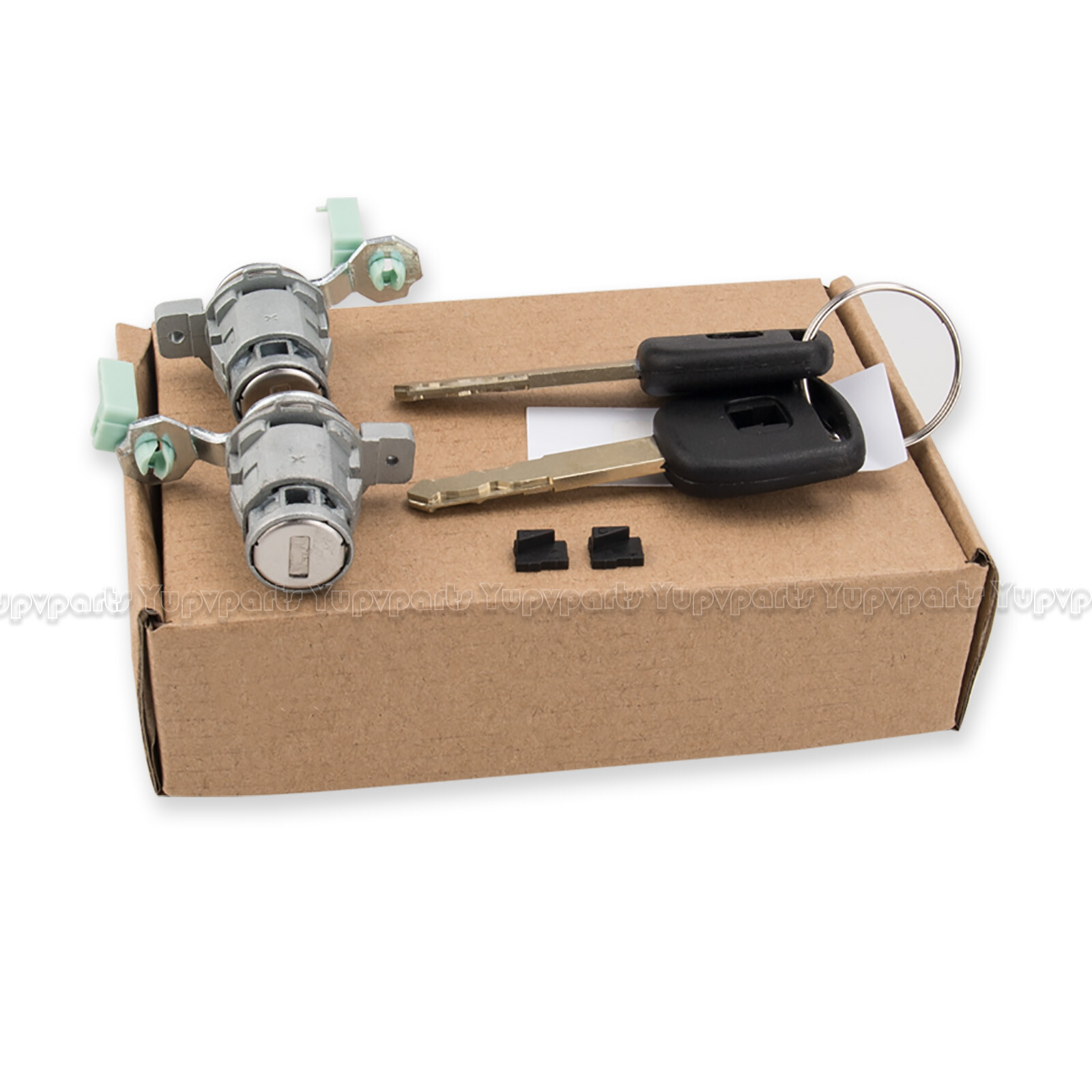 Door Lock Cylinder Key Set For Honda Civic CR-V Element Driver & Passenger Doors