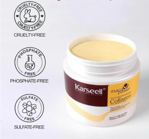 Karseell Collagen Hair Mask Treatment Deep Repair Dry Hair Brand New 500ml