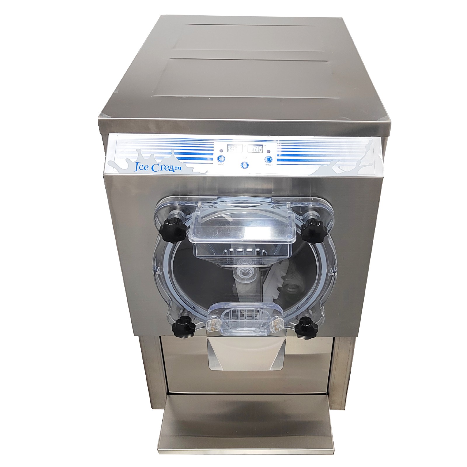 Hard-Serve Ice Cream Maker Commercial Ice Cream Machine 18-25 L/H Yield 110V