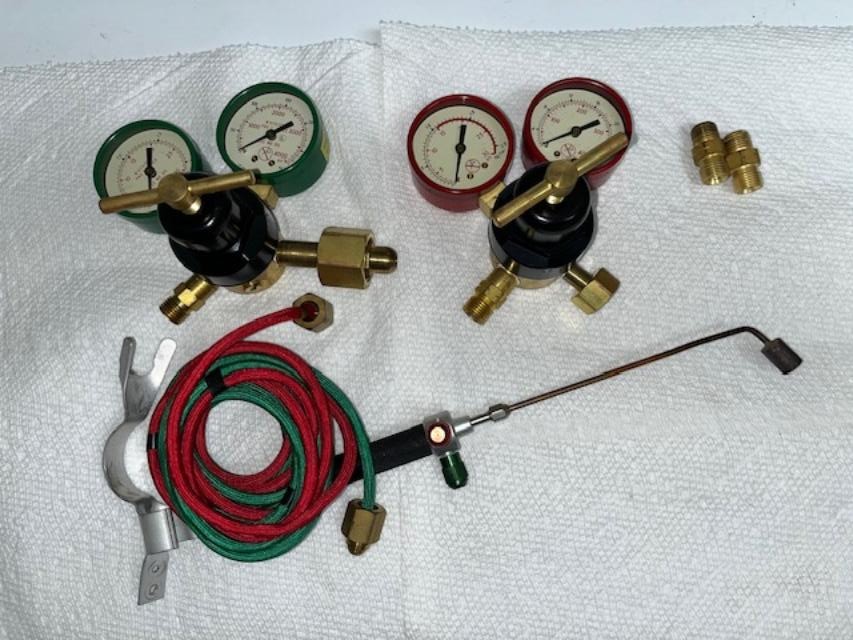 Genuine Smith’s Little Torch Set with Regulators for Jewelers and Precision Work