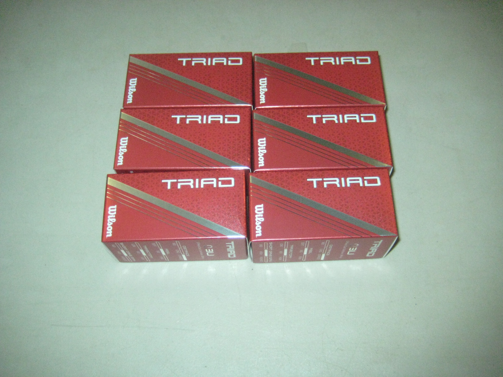 2 dozen BRAND NEW Wilson Staff Triad  golf balls white Urethane in 2 ball packs